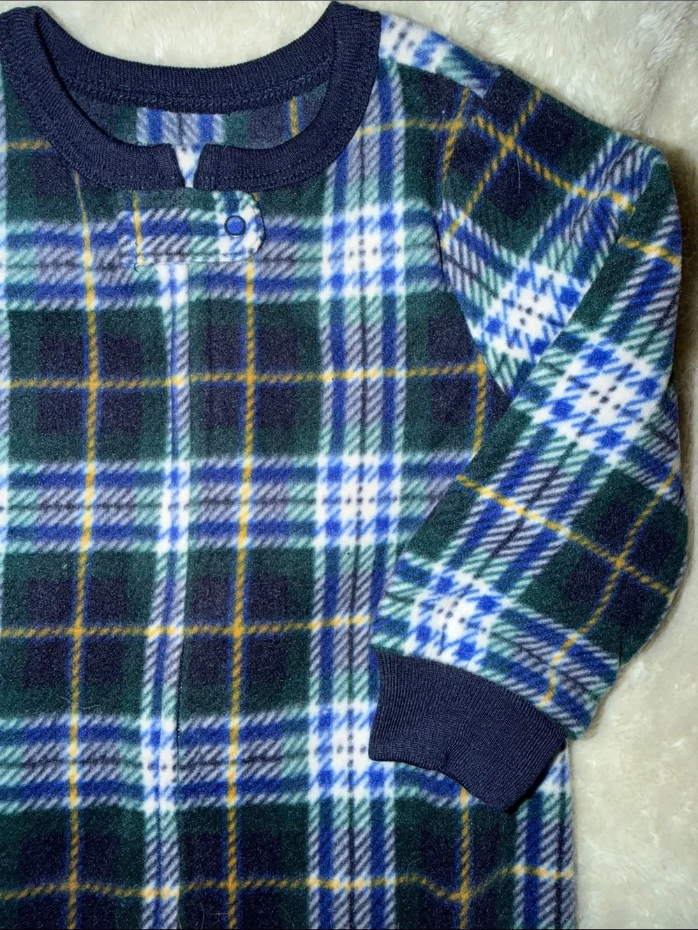 GAP Baby Cozy Fleece One Piece Pajamas